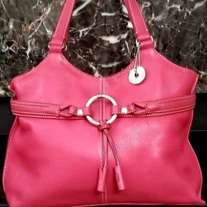 The Sak Purse Pink Leather Medium Used/Great